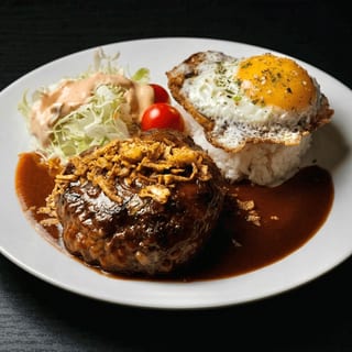 Japanese Hamburger Steak Don